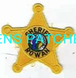 NORTH CAROLINA,A,ROWAN COUNTY SHERIFF BADGE PATCH 1_wm